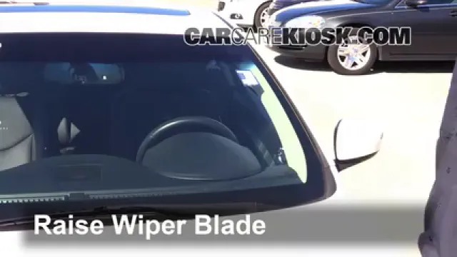 2013 Infiniti G37 X 3.7L V6 Coupe Escobillas de limpiaparabrisas delantero Cambiar escobillas de limpiaparabrisas